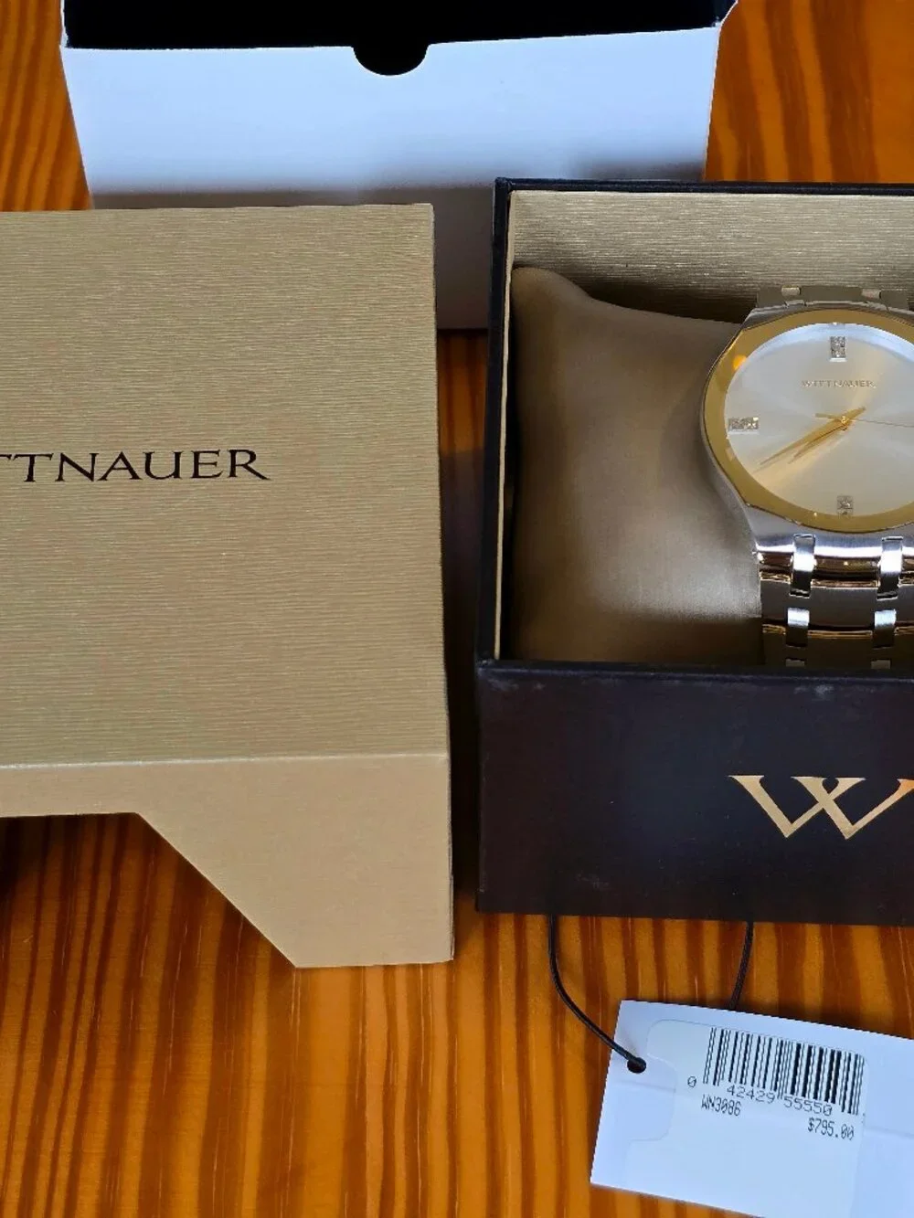 Wittnauer Men's, Diamonds, Sapphire, $795 MSRP, 44mm, WN3086 Laureate Collection